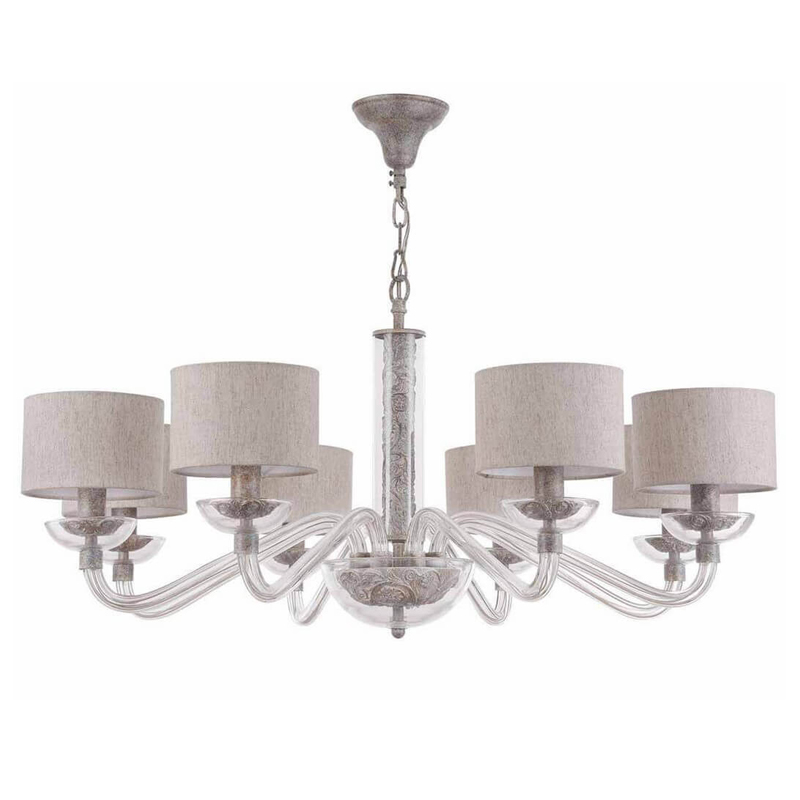 Люстра Sabella Light Chandelier 8 lamp Серый в Москве | Loft Concept 