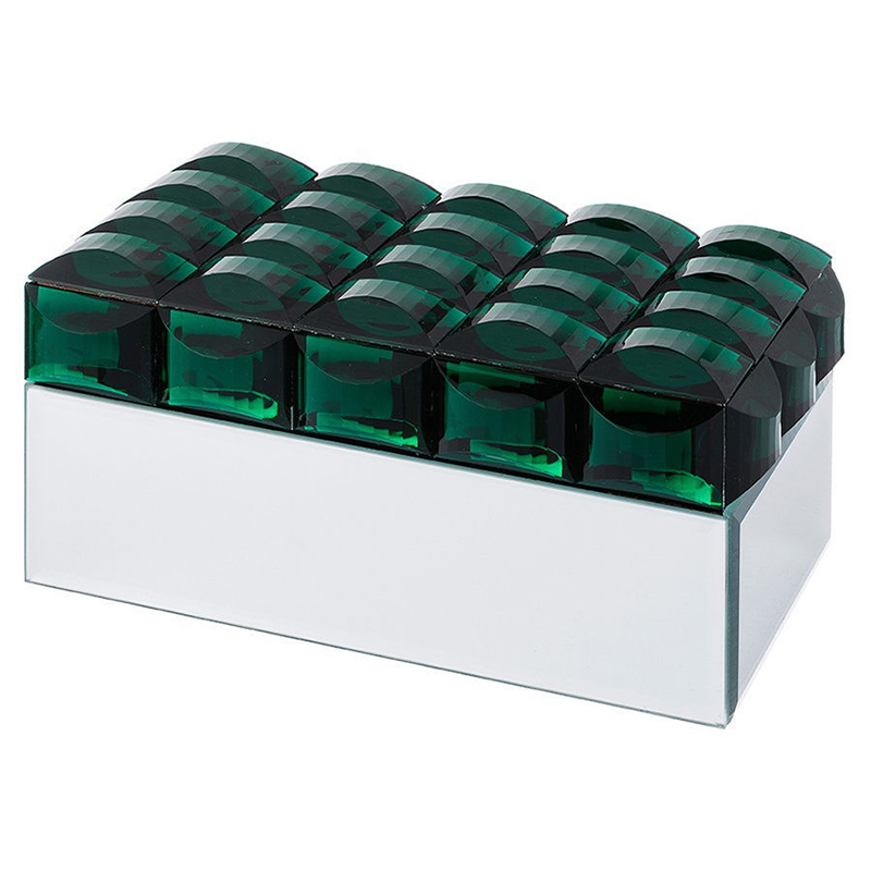  Glass Emerald Mirror Box     | Loft Concept 