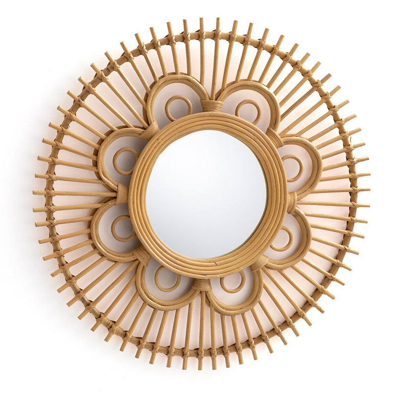  Mirror Rattan Round D65    | Loft Concept 