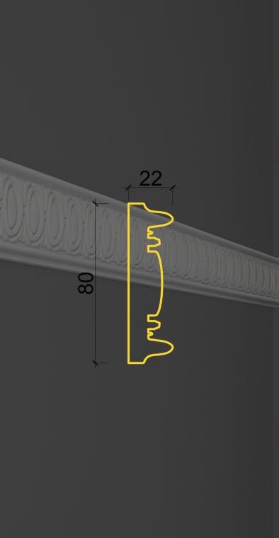 Молдинг с орнаментом MO-18 в Москве
