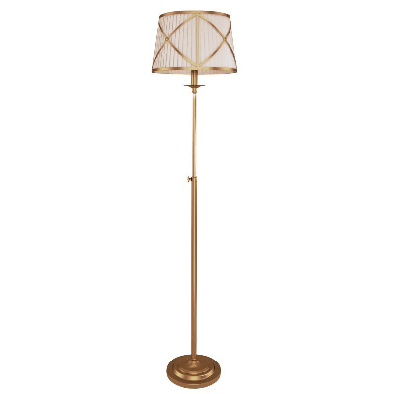 

Торшер с абажуром Provence Lampshade Light Gold Floor Lamp