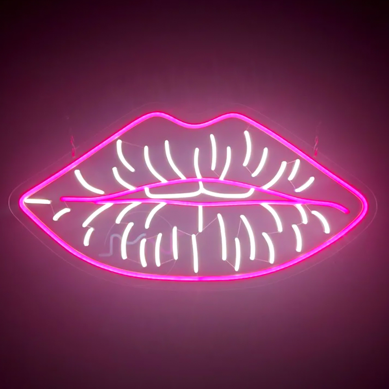    Lips Neon Wall Lamp     | Loft Concept 