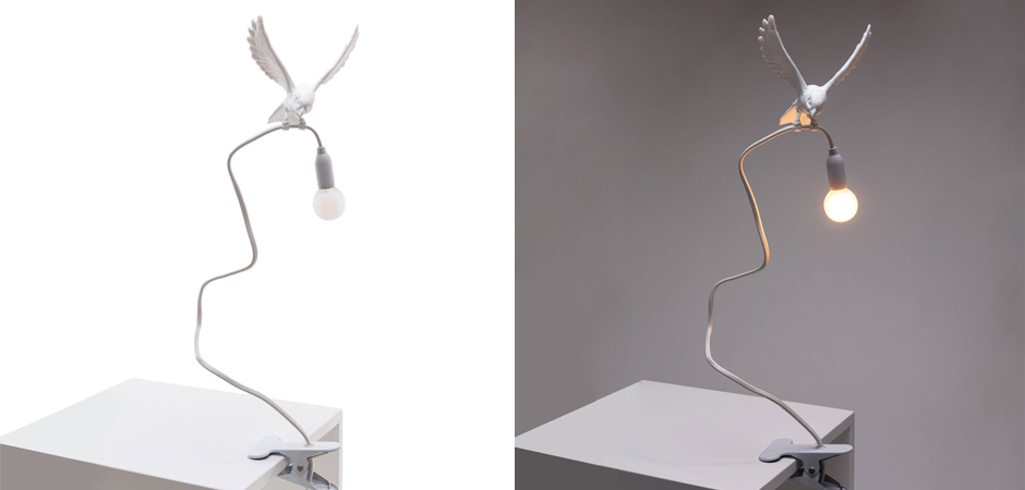 Настольная лампа Seletti Sparrow Landing Настольная лампа Seletti Sparrow Landing - Loft-Concept в Москве