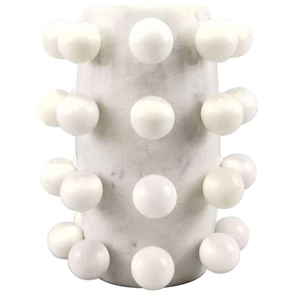 

Ваза Molecule Vase White Marble Spheres