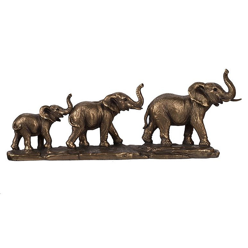 

Композиция в виде семьи слонов Elephants Figurine