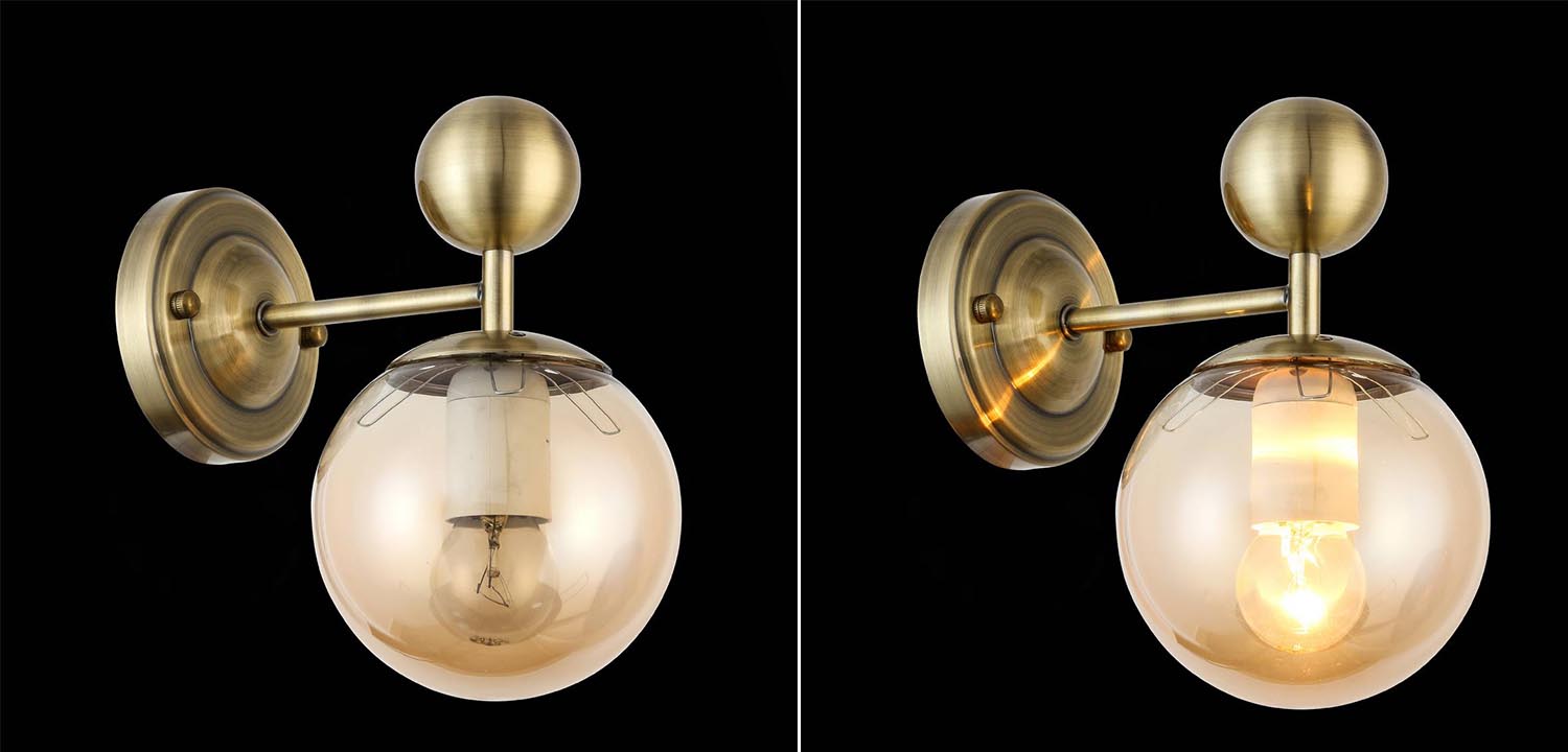 Бра Demian Bronze Wall Lamp - фото