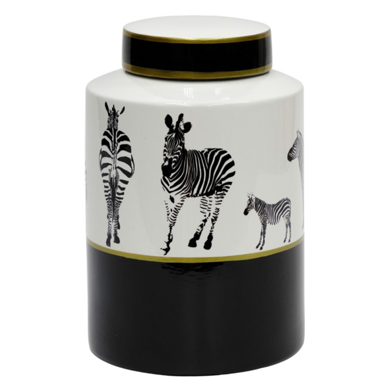  Zebra Vase white and black 26      | Loft Concept 