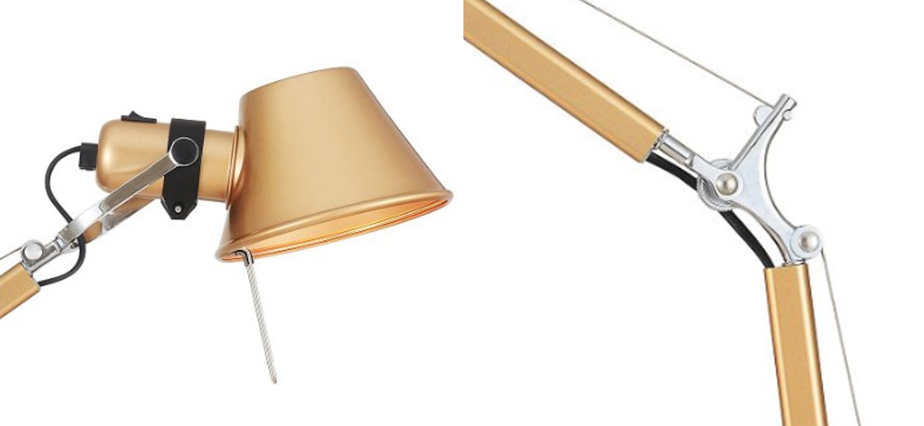 Настольная лампа с креплением на столешницу Artemide по цене 12 100 руб ...