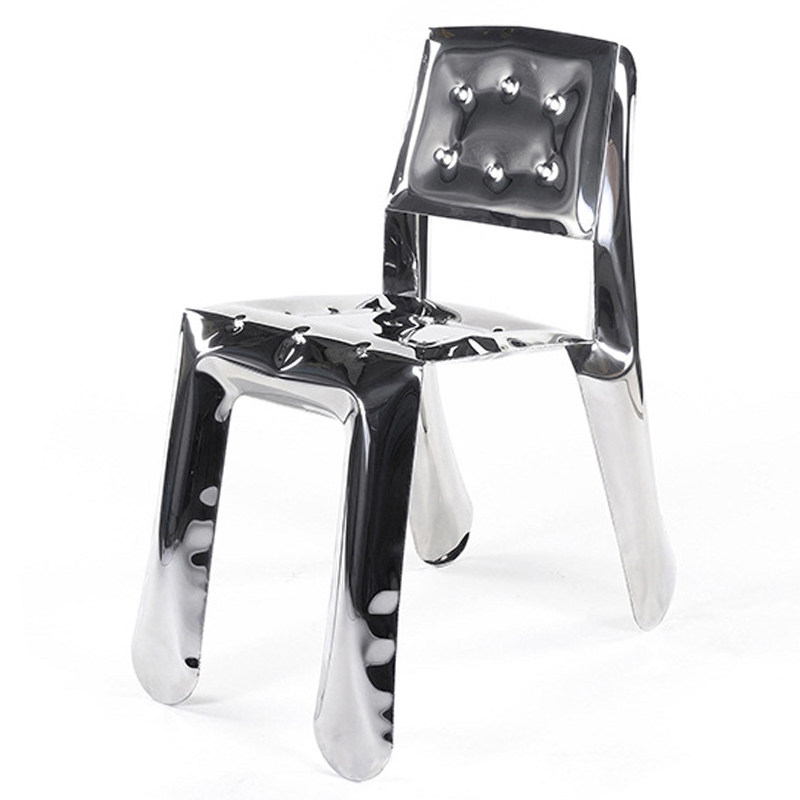  Chippensteel 0.5 Polished Stainless Steel Seating by Zieta Chrome    | Loft Concept 