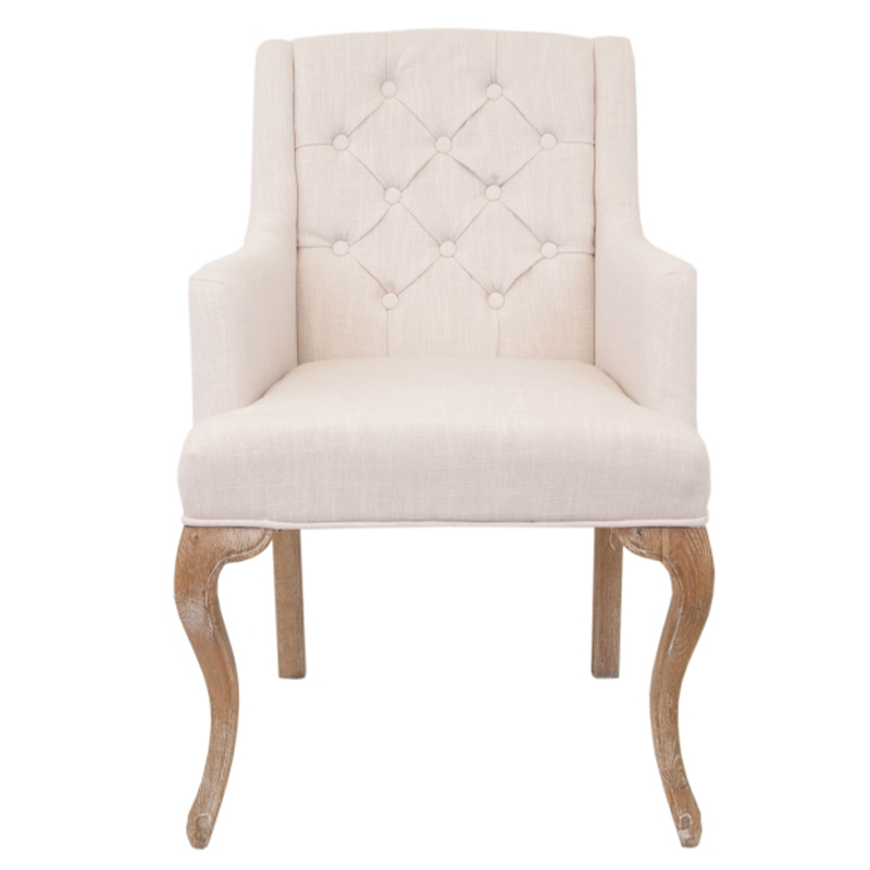  Mason Classical Armchair beige flax     | Loft Concept 