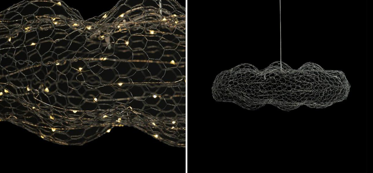 Светодиодная Люстра Серебряная Сеть LED Cloud Silver - фото