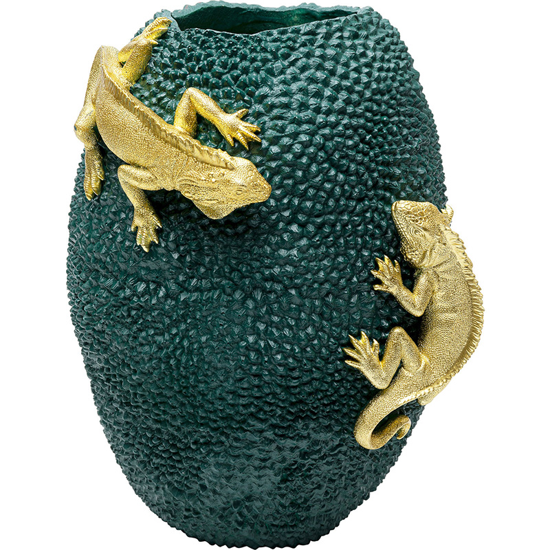 Ваза Two Lizards and green fruit