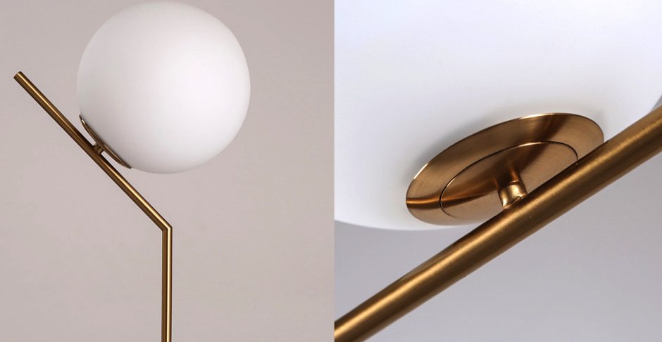 Настольная лампа IC Lighting Flos Table 1 High brass Настольная лампа IC Lighting Flos Table 1 High brass - Loft-Concept в Москве