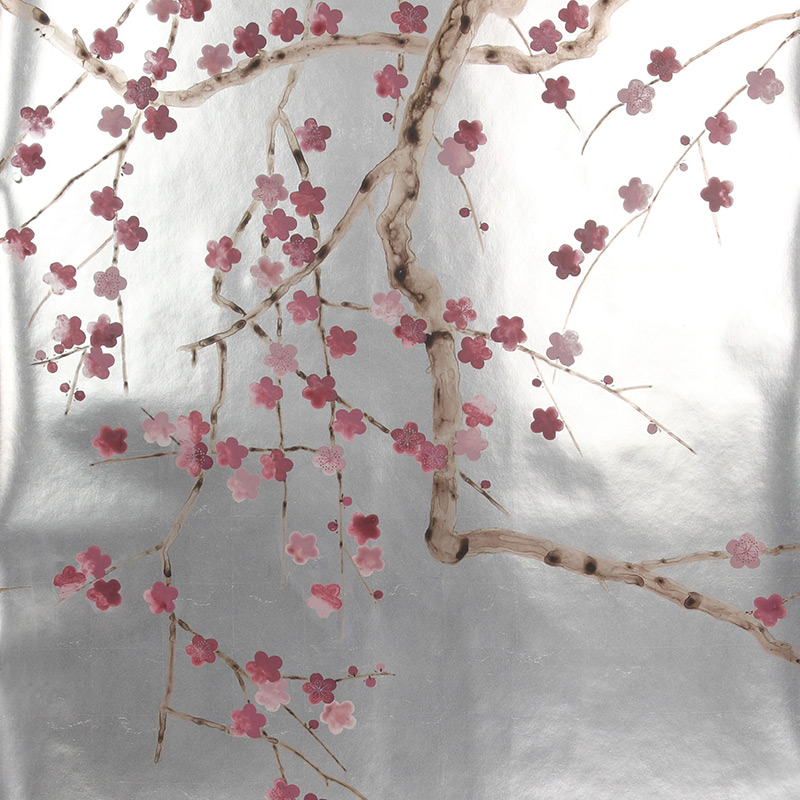    Plum Blossom Blossom on Tarnished Silver gilded paper    | Loft Concept 