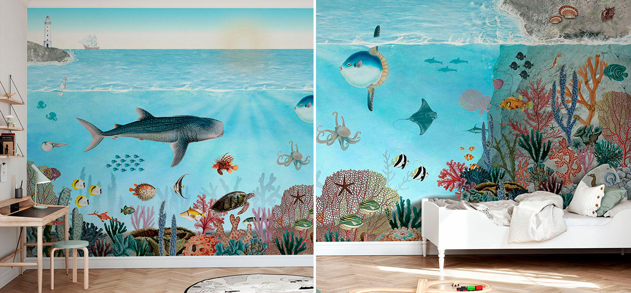 Обои ручная роспись Ocean Lookbook - фото