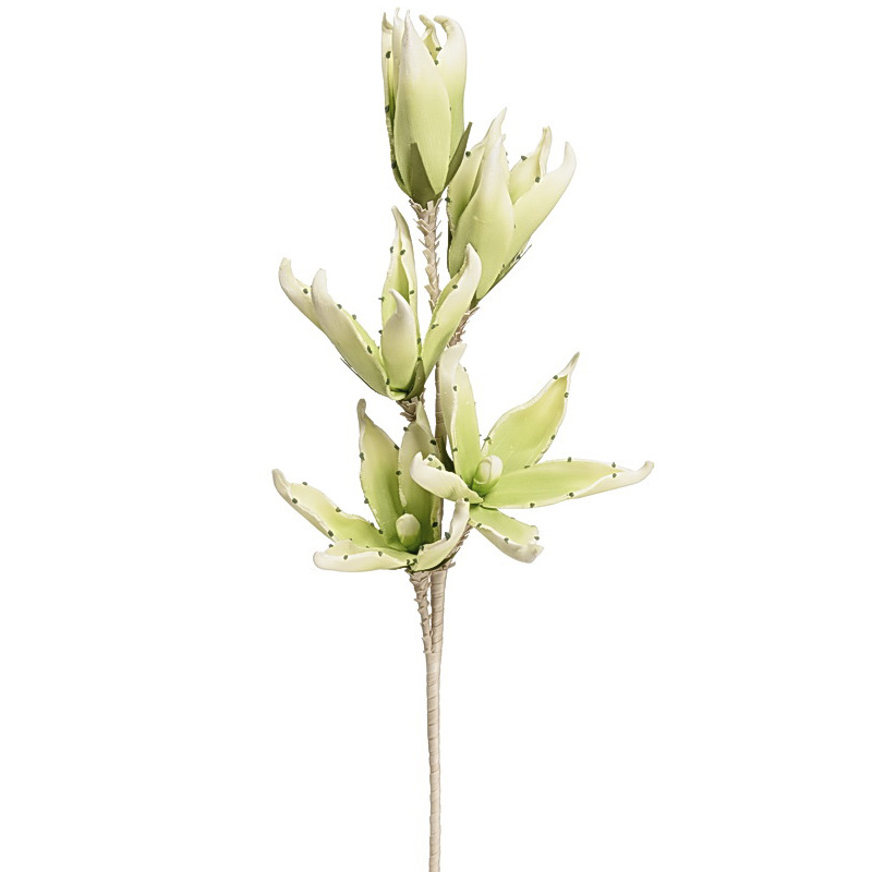 

Декоративный искусственный цветок Лилия салатовая