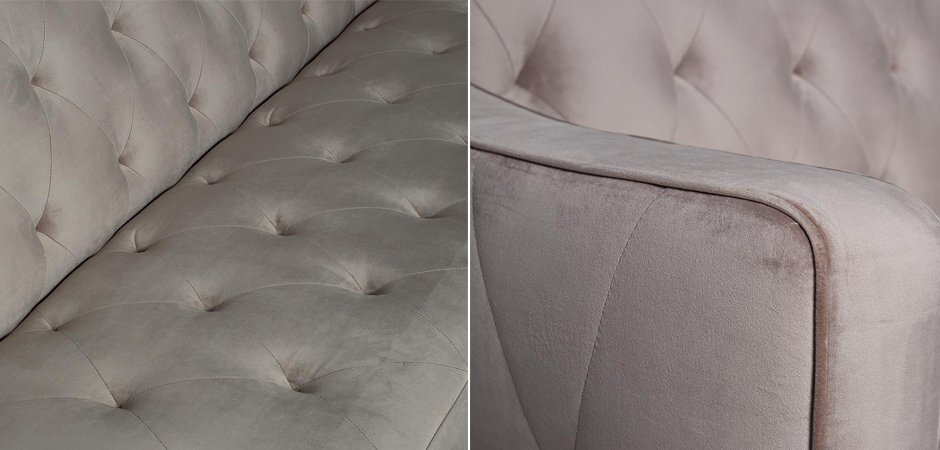 Купить диван Abbyson Emily Tufted Sofa Gray по цене 238 000 руб. в ...