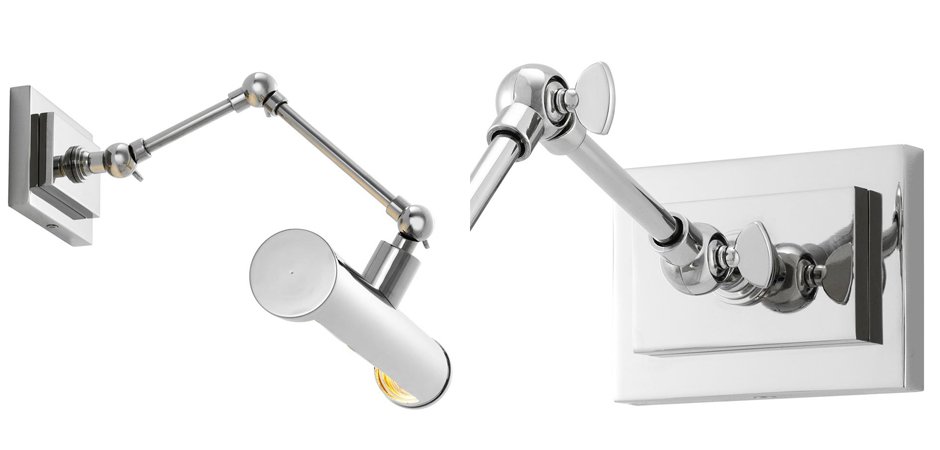 Бра Eichholtz Wall Lamp Pacific Nickel - Loft-Concept в Москве