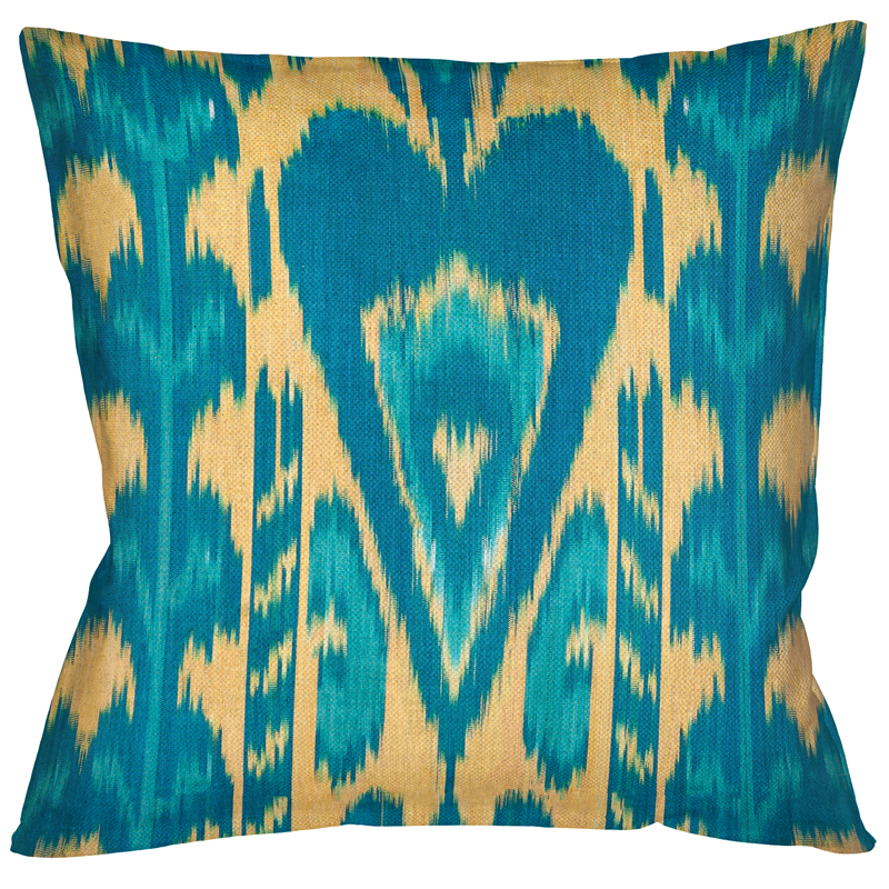 

Декоративная подушка Ikat Pattern Голубая