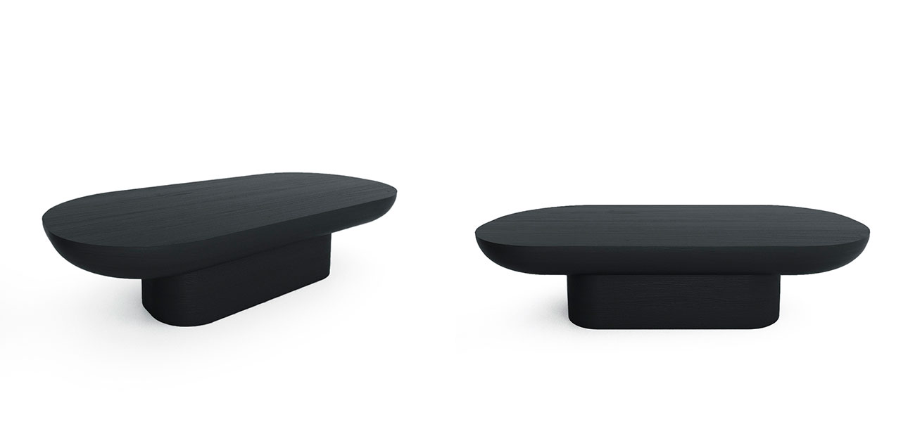 Столик кофейный черный Entriken  - фото