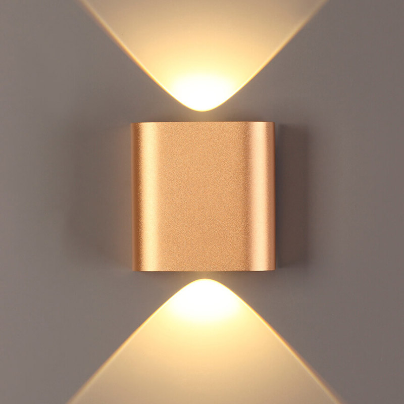 Бра Obverse Gold Square Wall lamp