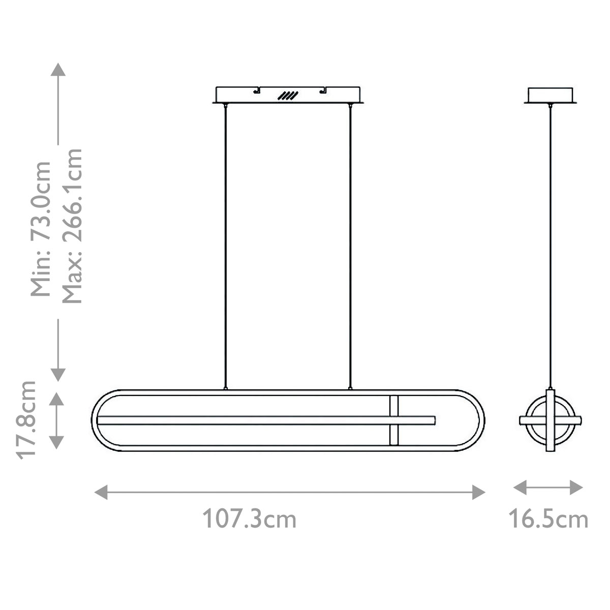 Подвесной светильник с вытянутой овальной формой Eurofase в Москве