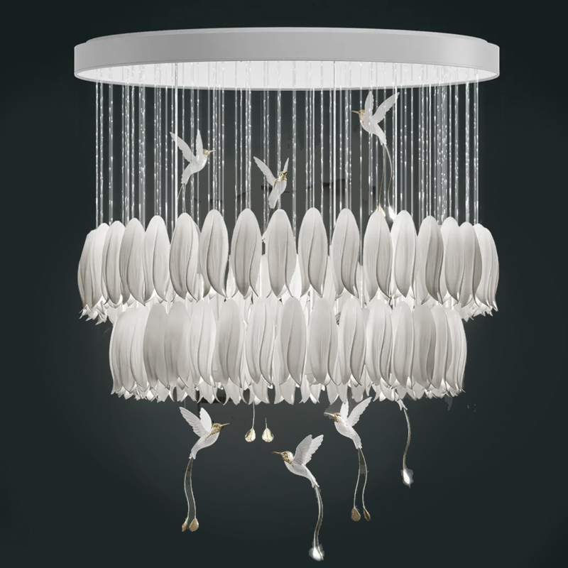  c   Sagarti Contemporary chandelier ALBA Flowers & Birds     | Loft Concept 