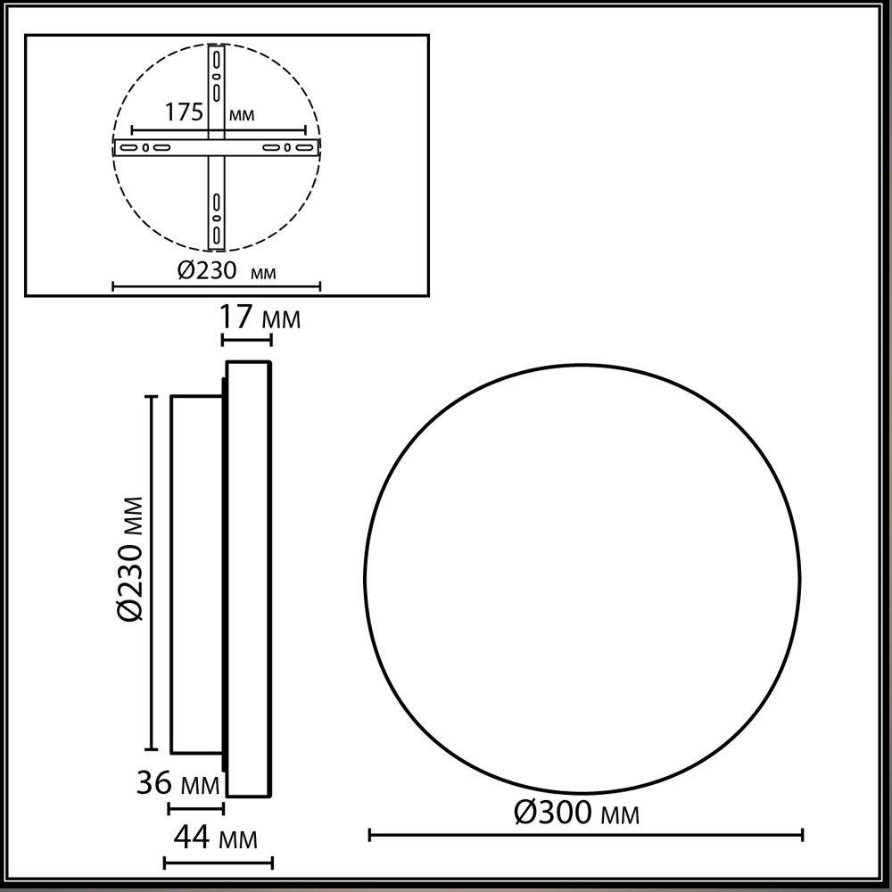 Бра круглое натуральная Пробка Natural Cork в Москве