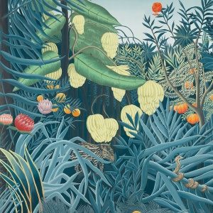 Обои ручная роспись Rousseau Rousseau on scenic paper