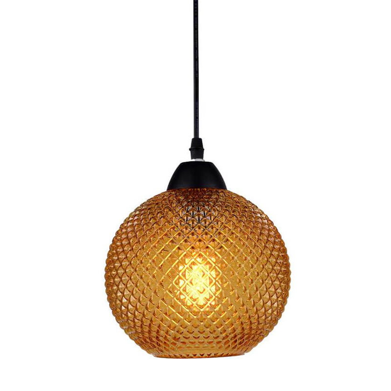   Crystal Galaxy Ball amber glass   (Amber)   | Loft Concept 