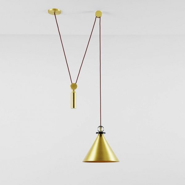   Shape up Pendant Cone Brass    | Loft Concept 