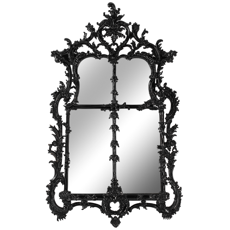  Emblemes Mirror Black Wood    | Loft Concept 