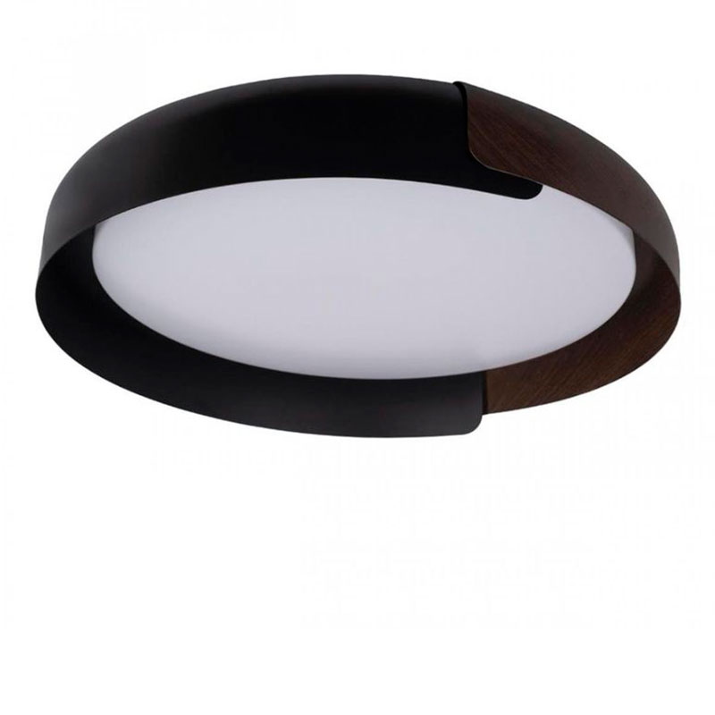 

Светильник потолочный круглый Assol cup Black Wood диаметр 46