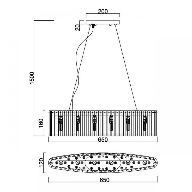  Board Chandelier  