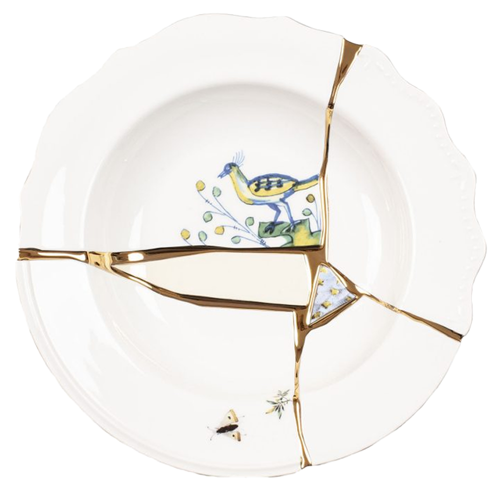 

Тарелка глубокая Seletti Kintsugi