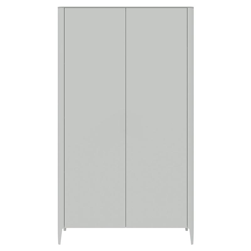Шкаф двухстворчатый светло-серый Type Светло-серый в Москве | Loft Concept 