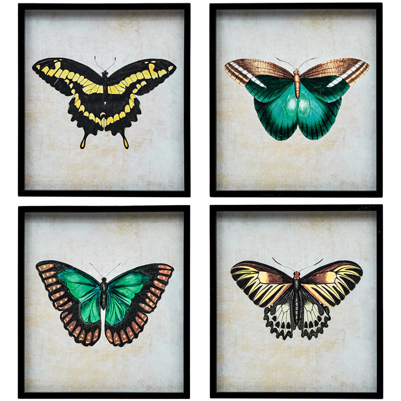 

Комплект из 4-х постеров Большие Бабочки
