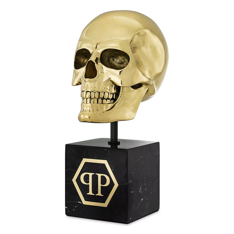 Статуэтка Philipp Plein Gold Skull L