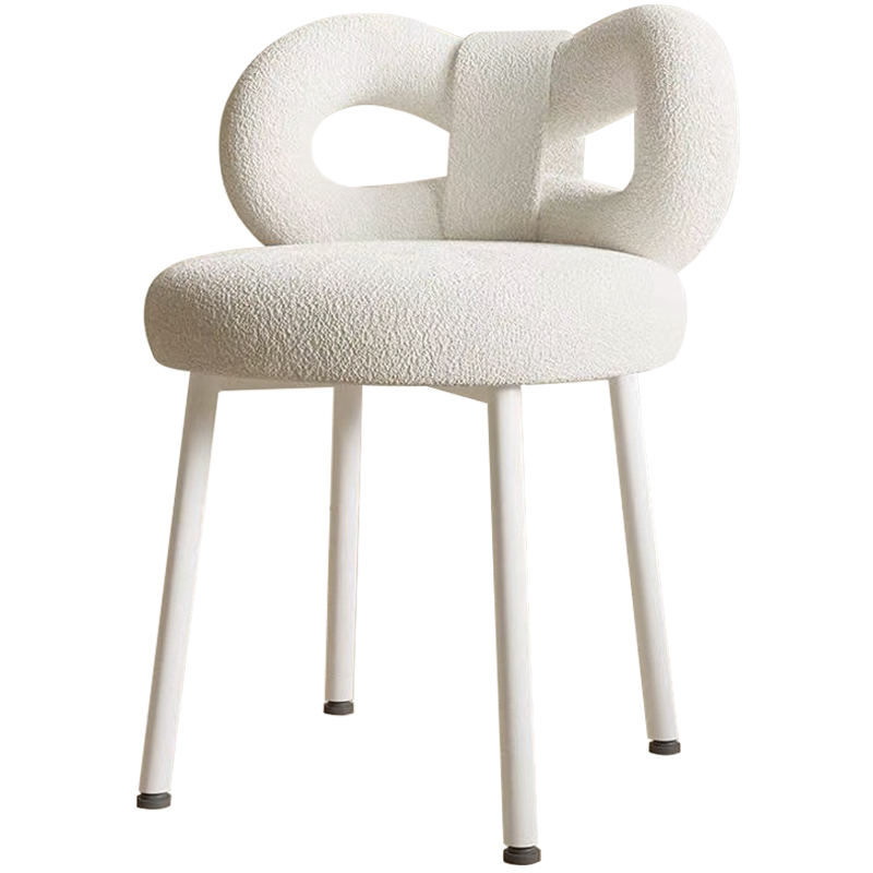  Claire White Boucle Chair    | Loft Concept 