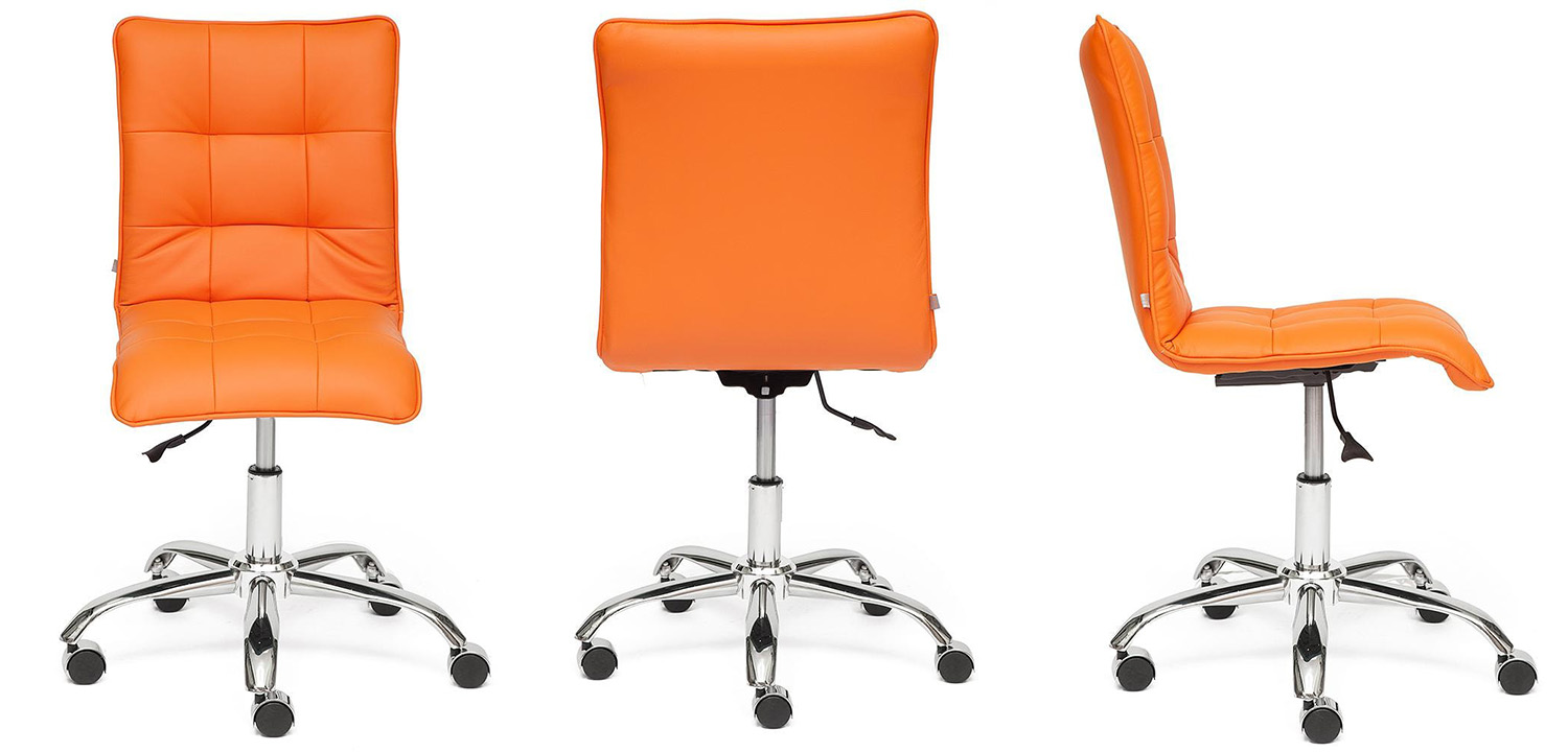Кресло Deborah eco-leather orange - фото