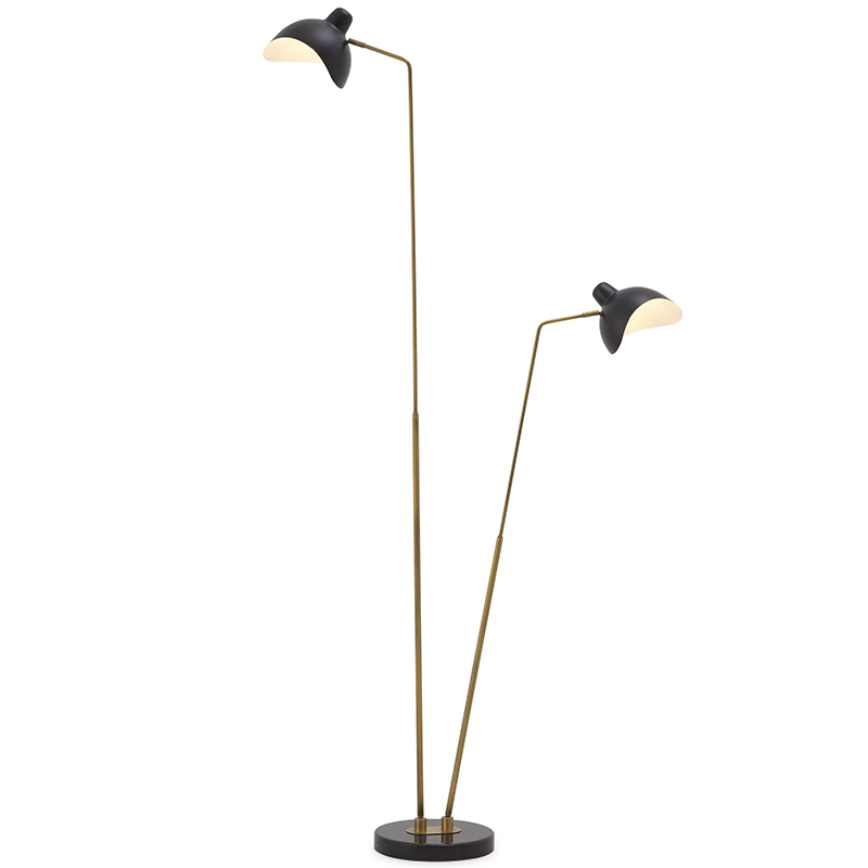  Eichholtz Floor Lamp Asta Double    Nero    | Loft Concept 