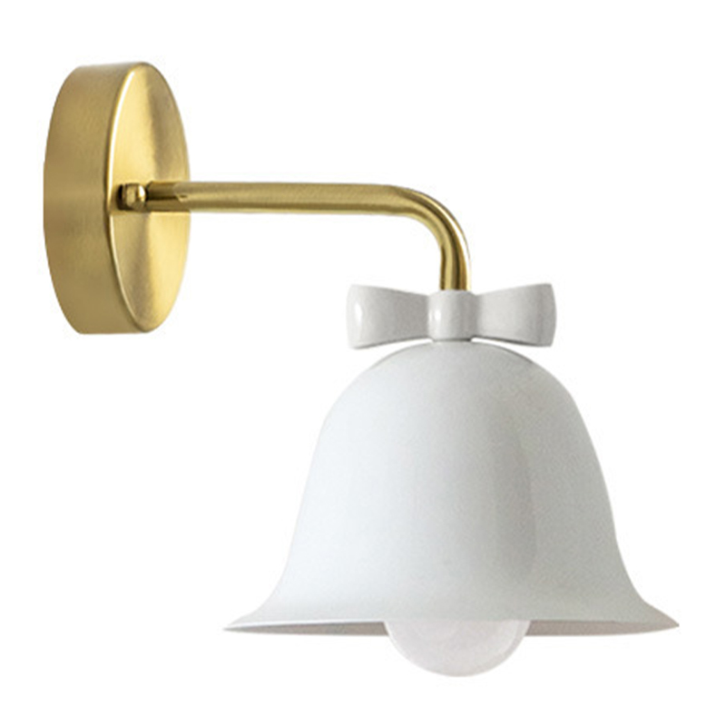   Bell with Bow White Wall Lamp         | Loft Concept 