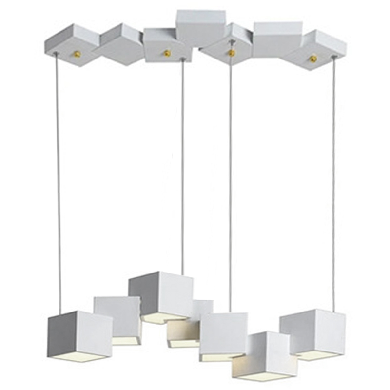 Дизайнерский светодиодный светильник Белый Eight Squares Lamp Белый в Москве | Loft Concept 