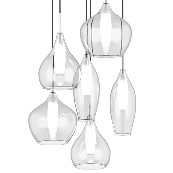  Candiano Transparent 6 Light     | Loft Concept 
