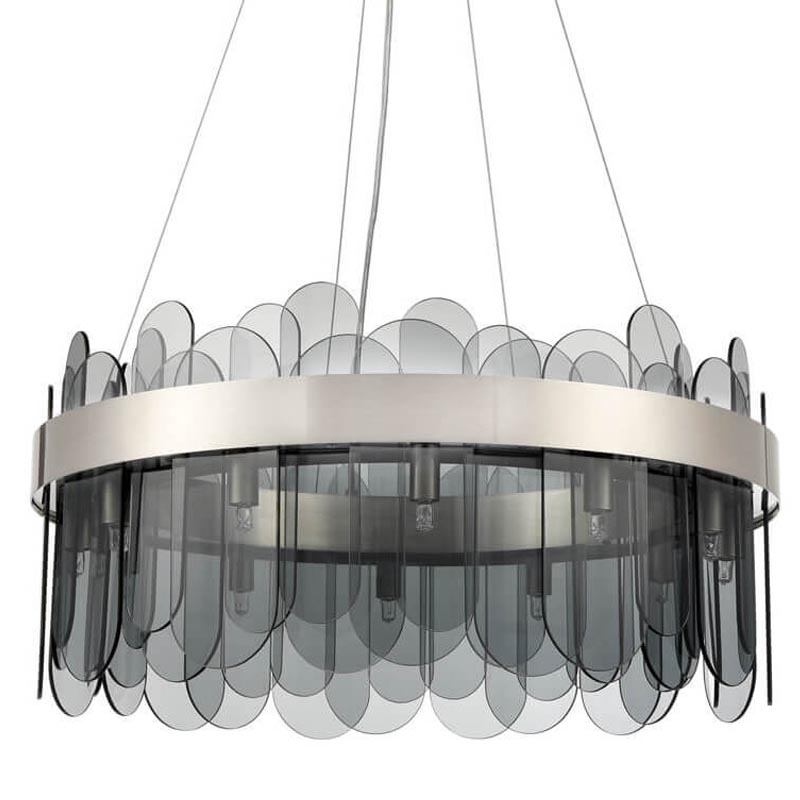  Decorative Oval Smoky Plates 60  (Smoke)     | Loft Concept 