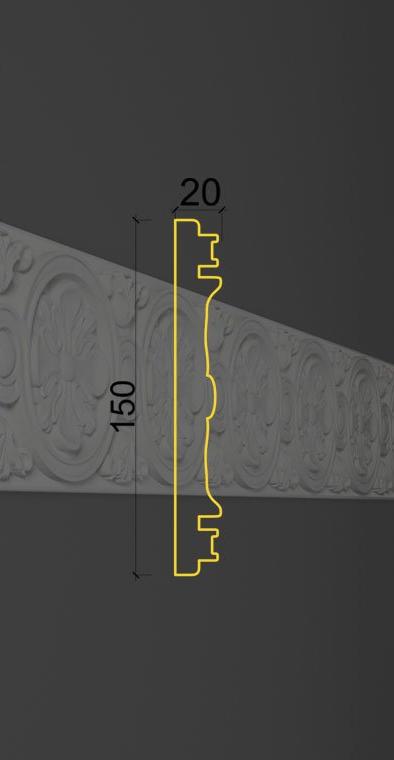 Молдинг с орнаментом MO-22 в Москве