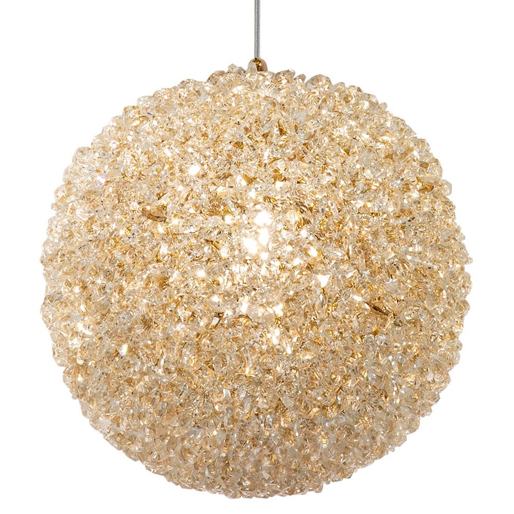 

Подвесной хрустальный светильник шарообразной формы Amber Crystal Hanging Light 22
