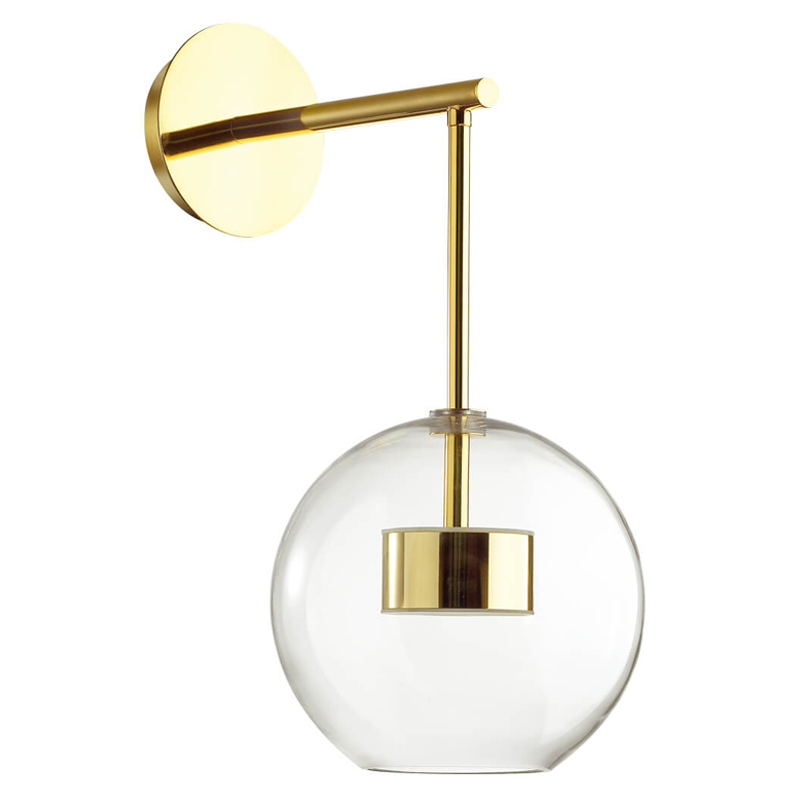  Transparent Bubble Sconce gold      | Loft Concept 