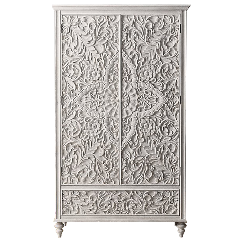  Indian Antique White Furniture Cabinet     | Loft Concept 