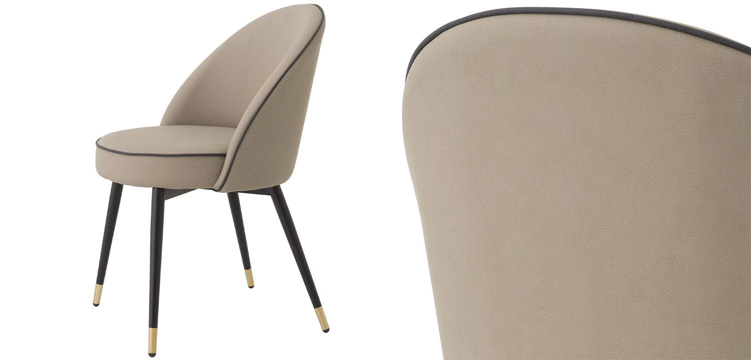 Eichholtz Dining Chair Cooper Set of 2 Beige 111 100 . 03.116571